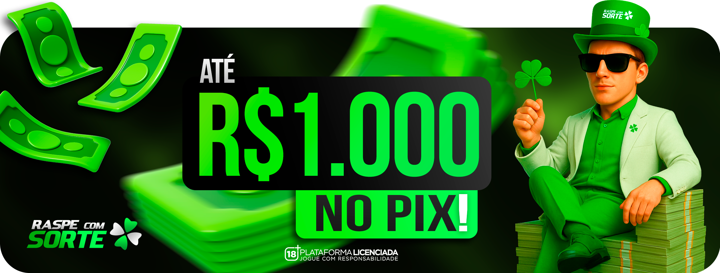 PIX NA CONTA - GANHE ATÉ R$ 1.000